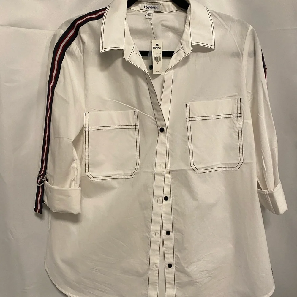 Express Easy Fit Button Up